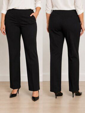 Michael Kors Women's Black Pull-On Skinny Pants Size Medium Stretch Career